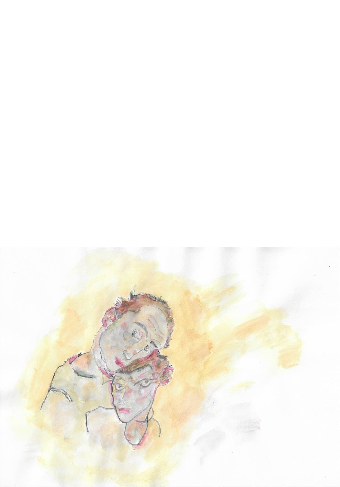 二重自画像, 1915